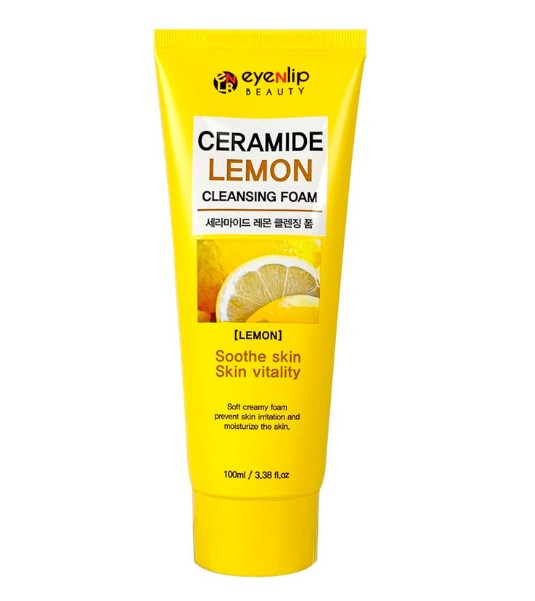 Пінка для вмивання з лимоном Eyenlip Ceramide Lemon Cleansing Foam 100 мл