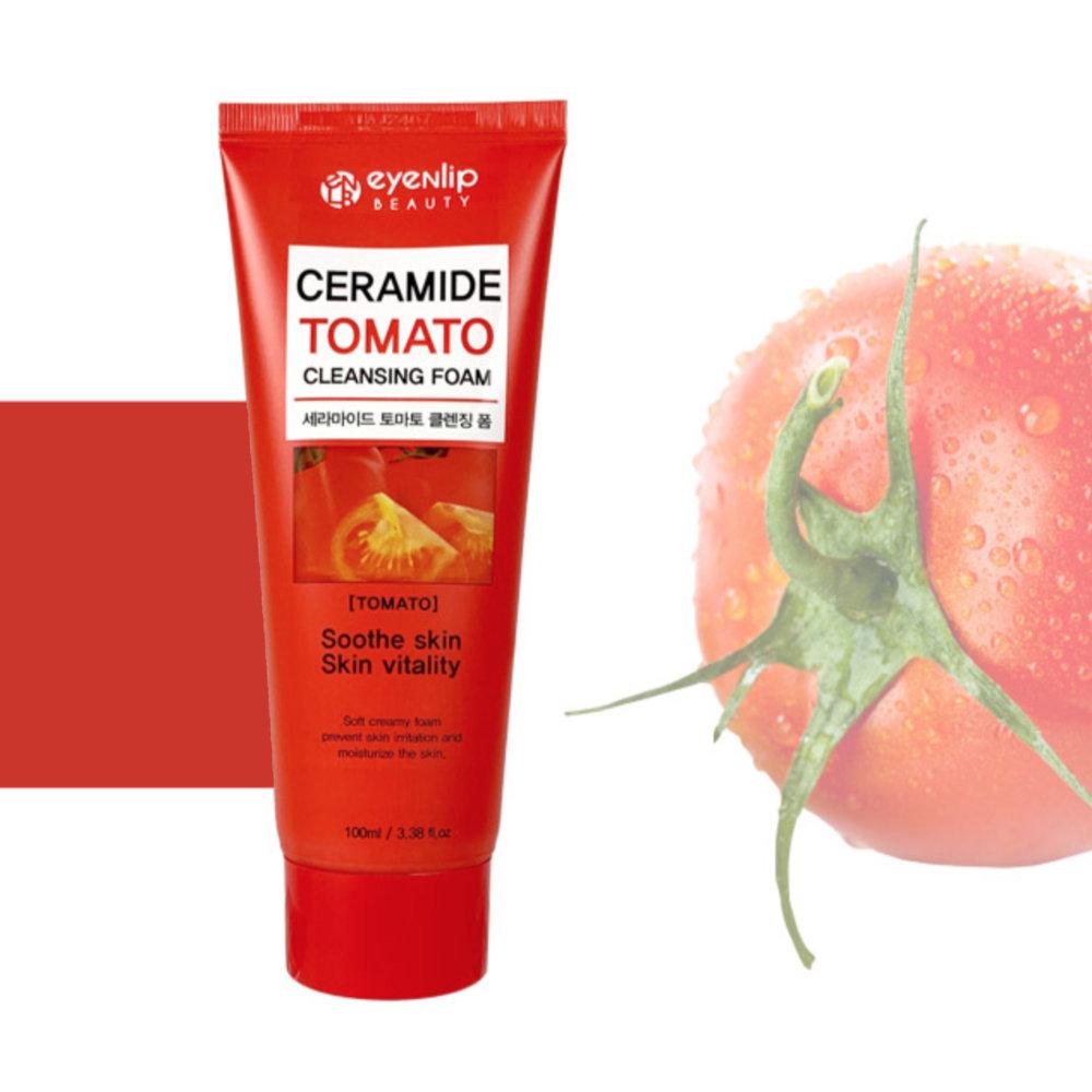 Пінка для вмивання з томатом Eyenlip Ceramide Tomato Cleansing Foam 100 мл