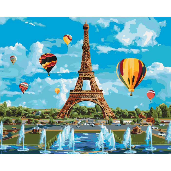 Картина за номерами "Місто любові" KHO2179, 40 * 50 см