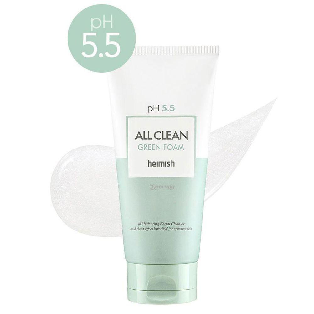 Пінка для вмивання з центелою Heimish All Clean Green Foam 150 мл