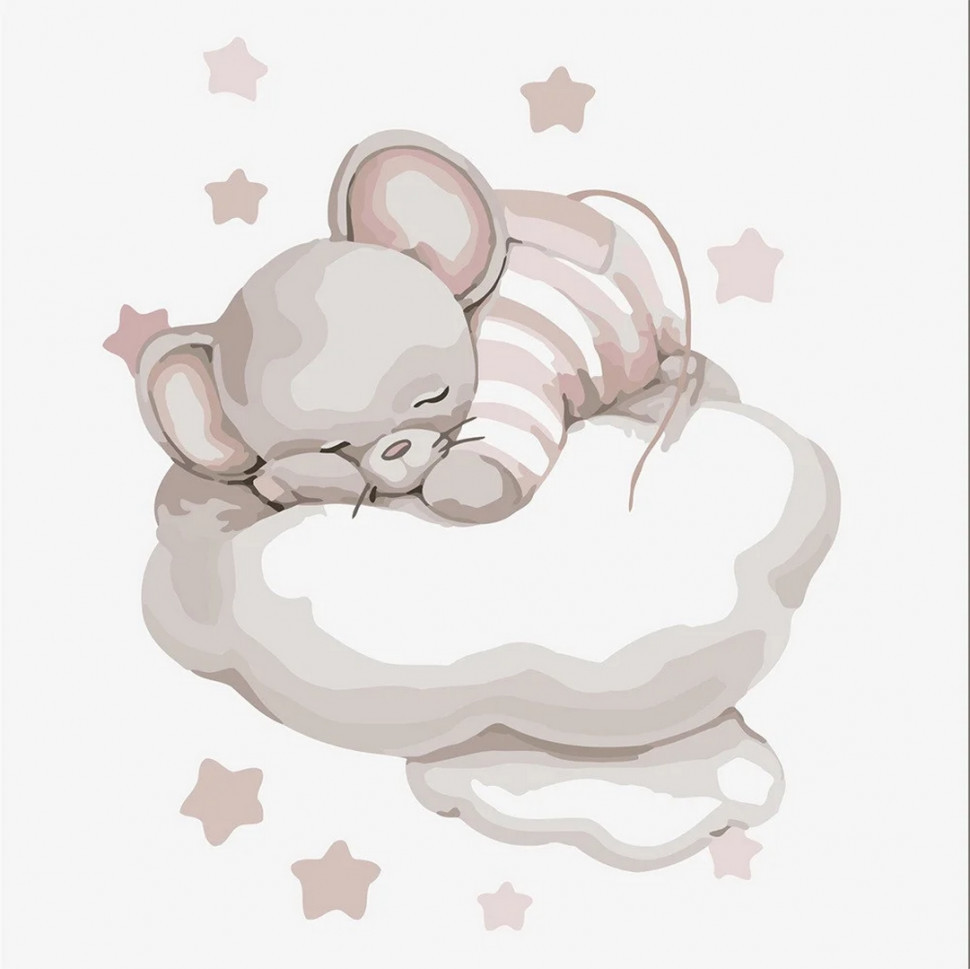 Картина за номерами. "Подорож хмаринкою" 30 * 30см KHO2338