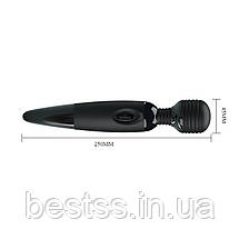Hi-tech вібратор Power Wand Massager Black Vibro, фото 3