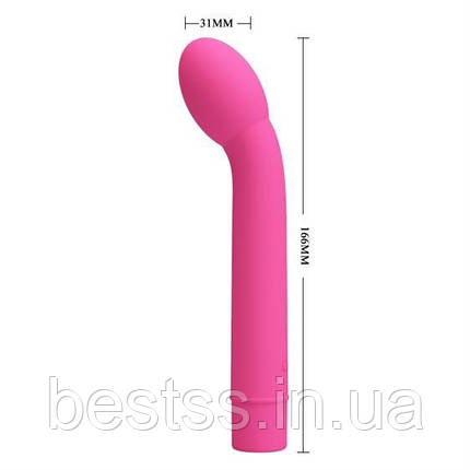 Вібратор Pretty Love Logan Vibrator Pink, фото 3