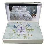 Комплект постільної білизни Tivolyo Home Ornelia сатин 220-200 різнобарвний, фото 2