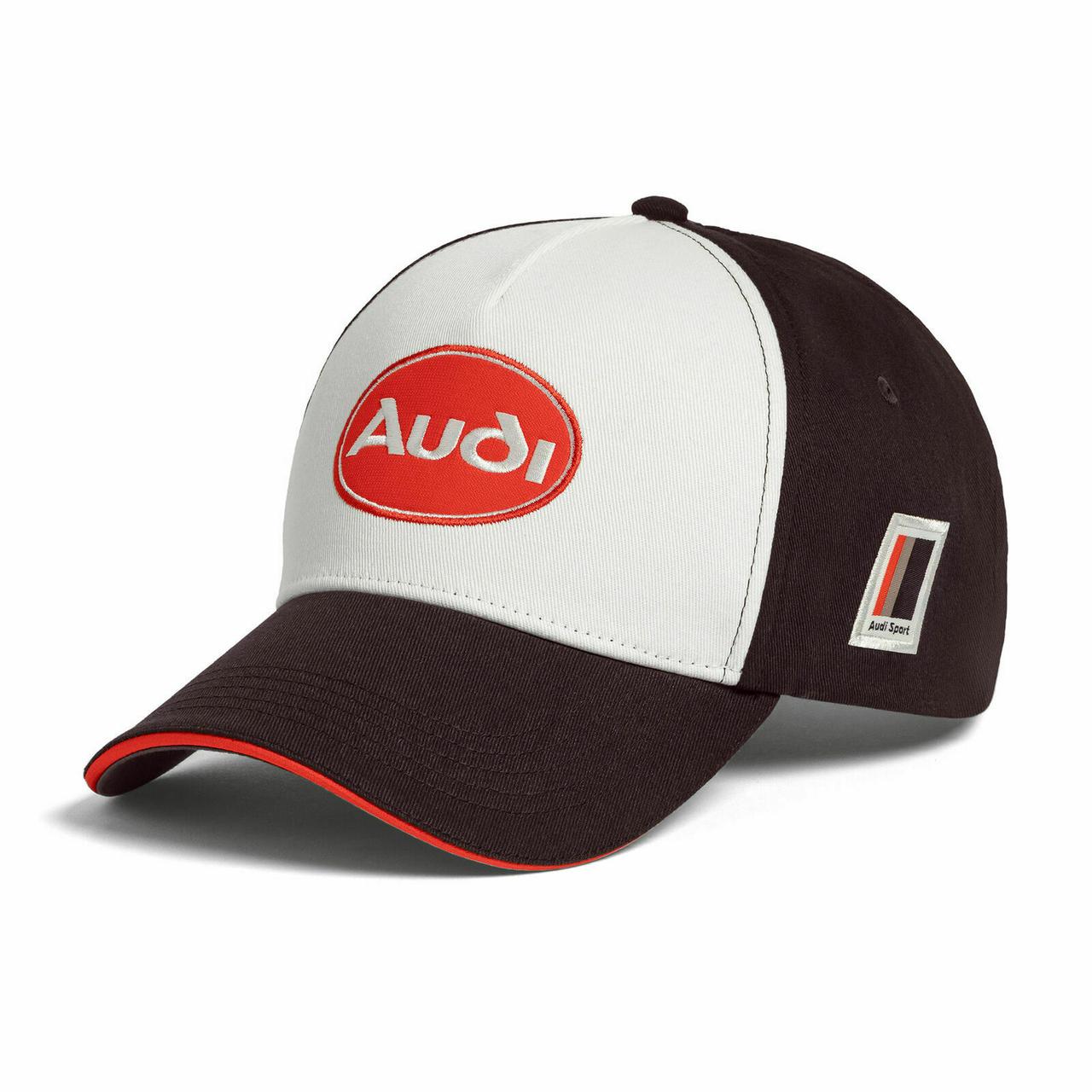 Бейсболка Audi heritage Cap, brown / white артикул 3132000600, фото 1