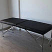 Складаний масажний стіл "Стандарт - Автомат" Еко-Шкіра 185*60*75, фото 2