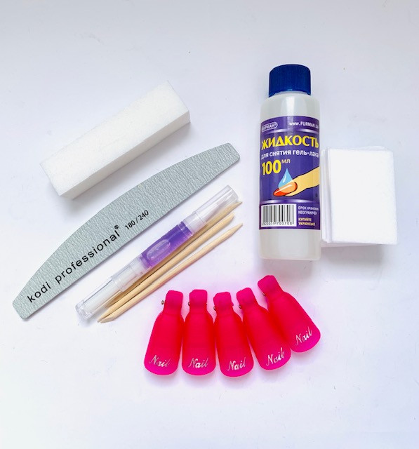 Набір для зняття гель-лаку Furman з олією в ручці