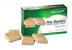 Брикети для розпалювання вогню квадратні 24 шт Big Green Egg FS24
