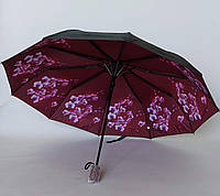 Женский складной зонтик «Сакура» с куполом из двойной ткани