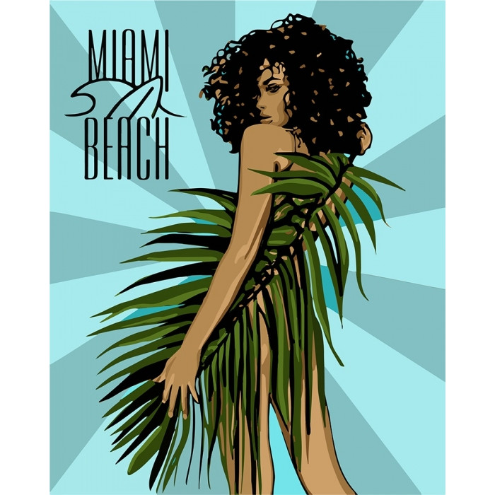 Картина за номерами Miami Beach КНО4699