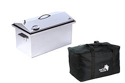 Каганець Smoke House L DeLuxe з термометром і сумкою