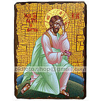 Ікона Плач Ісуса Христа про убієнних немовлят "Спаситель, Господь Вседержитель" ,ікона на дереві 130х170 мм