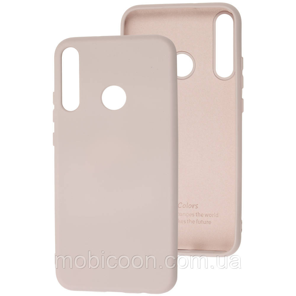 Чохол Silicone Case full для Huawei P40 Lite E Pink sand (хуая п40 лайт, фото 1