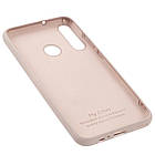 Чохол Silicone Case full для Huawei P40 Lite E Pink sand (хуая п40 лайт, фото 2