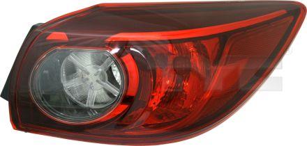 Ліхтар правий Mazda 3 BM 13-16 хетчбек (Depo) зовнішній, без LED B45C-51-150A