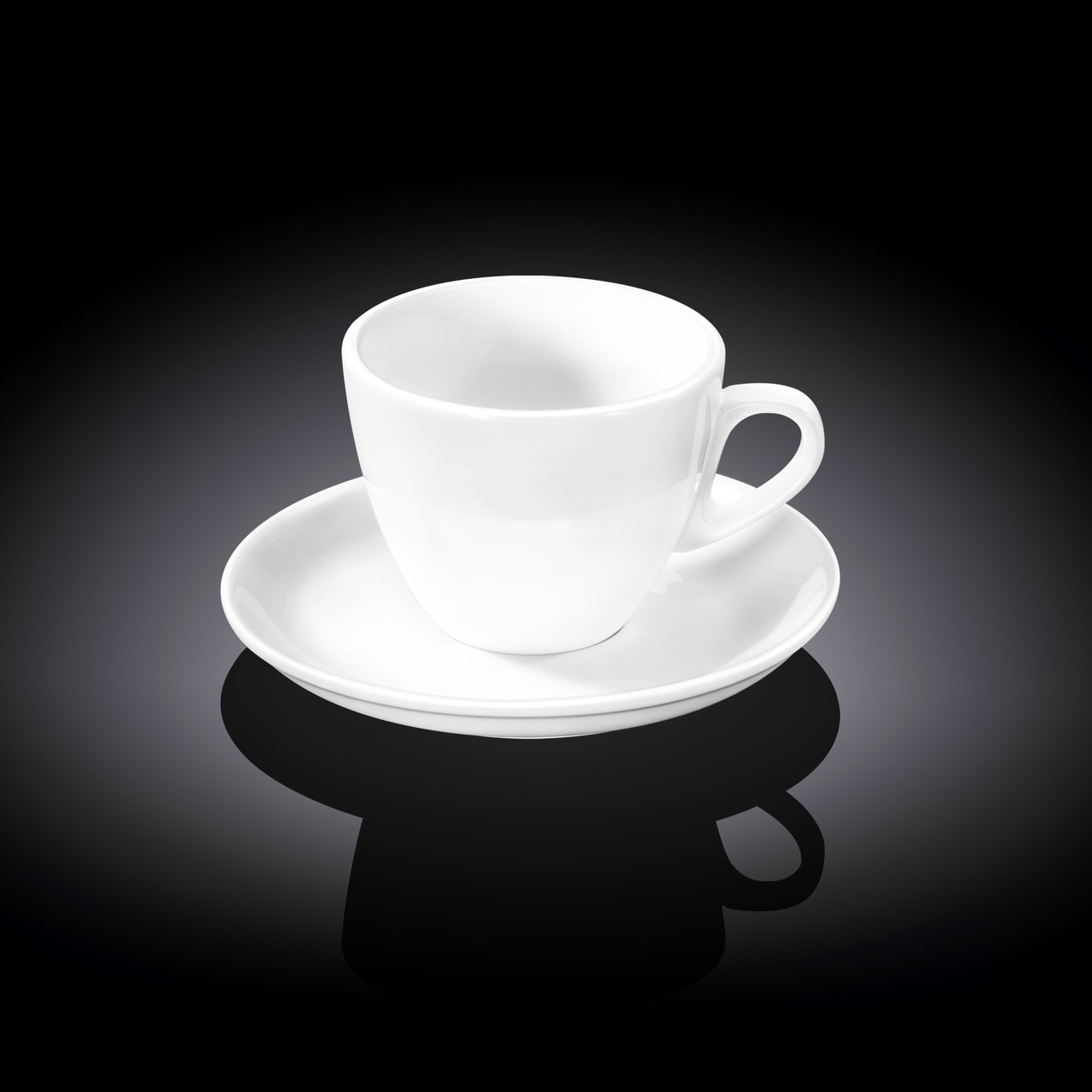 Чашка кавова з блюдцем Wilmax 190 мл порцеляна (993175 WL)