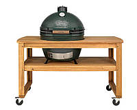 Стол из твердой древесины акации 150 х 80 х 70 см Big Green Egg XL 118264