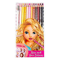 Набір кольорових олівців "Обличчя та волосся" 12 шт Top Model (4010070401603)