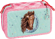 Пенал Brunnen з олівцями Lyra Ponylove 19,5 х 13,5 х 7 див.