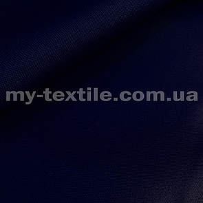 Тканина тент щільний 600Д Оксфорд однотон водостійка 150 см Темно-синій