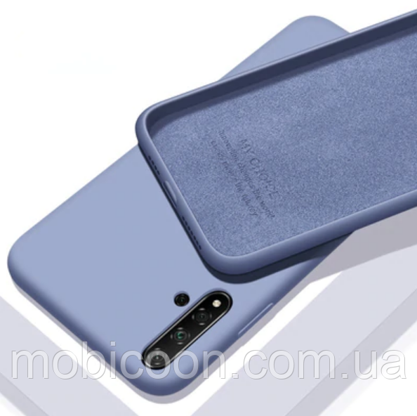 Чохол Silicone Case full для Huawei Honor 20i lavander (хуавь хонор 20і), фото 1