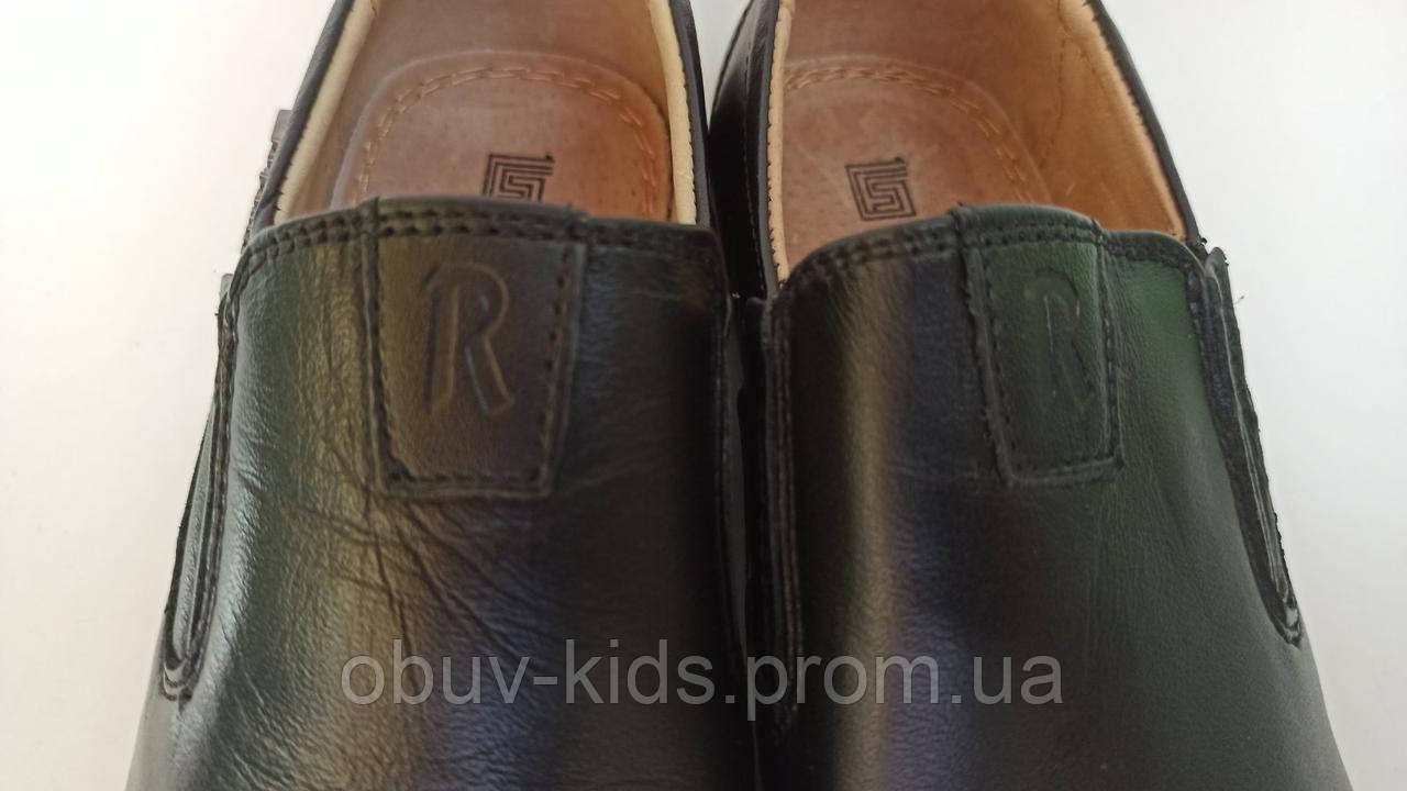 Туфли кожаные на мальчика ТМ "KANGFU" 34, 35 размер - фото 7 - id-p1243658670