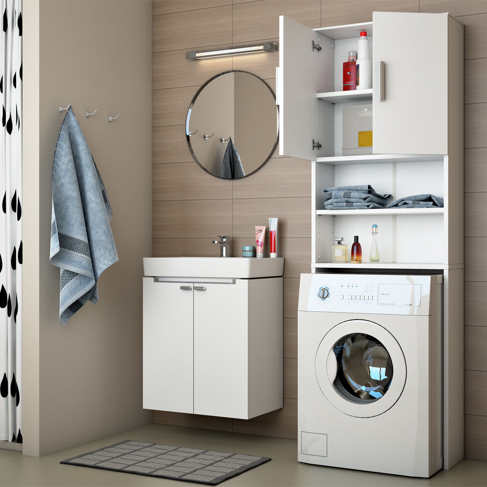Тумба под стиральную машину, шкаф в ванную G00107: продажа, цена в ...