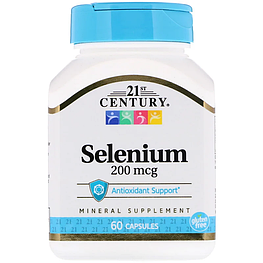 Selenium 200 мкг 21st Century 60 капсул