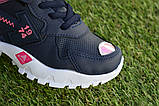Дитячі кросівки аналог Nike alessio найк для дівчинки синій рожевий р31-35, фото 5