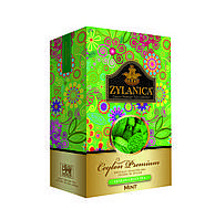 Чай Zylanica Ceylon Premium Collection М'ята 100 гр. зелений, картон