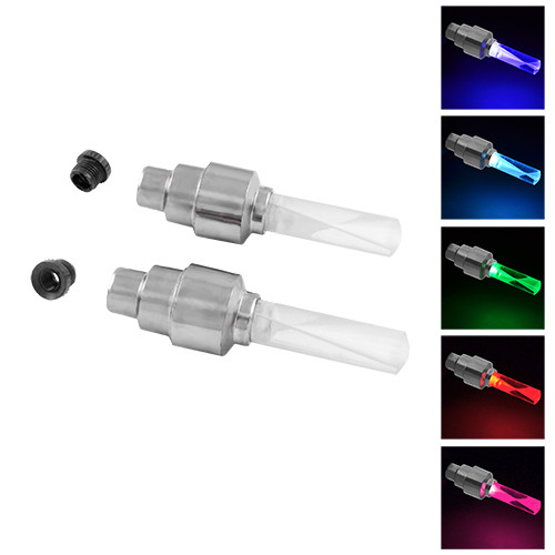 Велосипедний золотник світлодіодний RGB 5 кольорів, фото 1