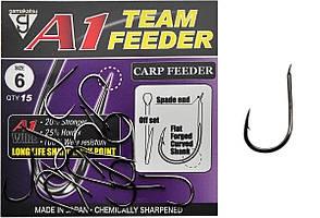 Гачок Gamakatsu A1 Team Feeder Carp Feeder, 15шт/уп