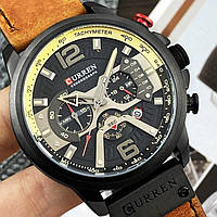 Curren 8329 Black-Brown