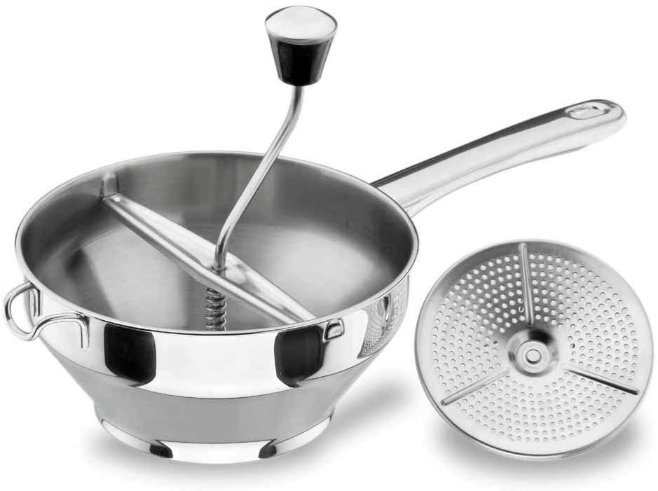 Протирочная миска с ручкой 20см/1.5л из нержавеющей стали Lacor