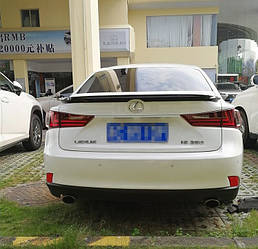 Спойлер багажника Lexus IS III 2013+ г.