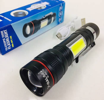 Фонарик Police BL-520/6991 T6 COB,USB (240 шт/ящ)