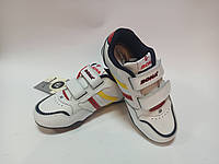 Дитячі кросівки Bona білі з червоною та жовтою вставкою