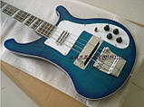 Бас гітара бас-гітара Rickenbacker bass 4003 Blue China, фото 8