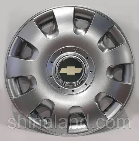 Ковпаки Chevrolet R13 срібло — (SJS ke27) — комплект (4 шт.)