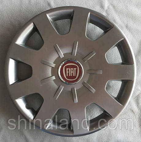 Ковпаки Fiat R15 срібло — (SJS ke1807) — комплект (4 шт.)