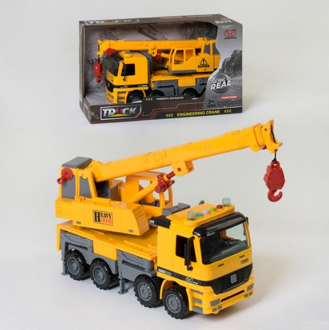 Автокран інерційний зі звуком світловими ефектами 899-4 A