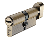 Цилиндр для замка MVM P6P 60 (30х30т) ключ-тумблер старая бронза