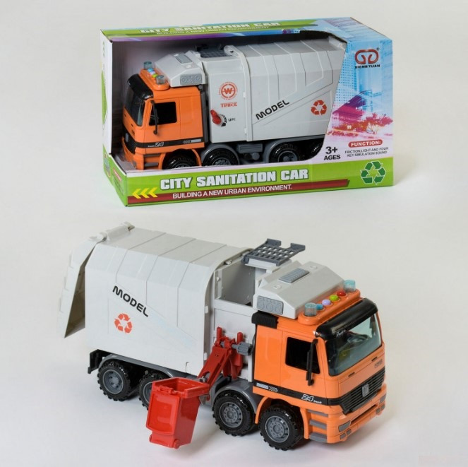 Машина сміттєвоз інерційна зі звуком світловими ефектами 899-5C