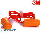 Беруші зі шнурком 3M 1110 (США). Вушні вкладки 3M!, фото 3