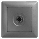 Розетка телевізійна VISAGE димка