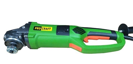 Кутова шліфувальна Машина PROCRAFT PW-2550 230 мм (плавний спуск , поворотна ручка)