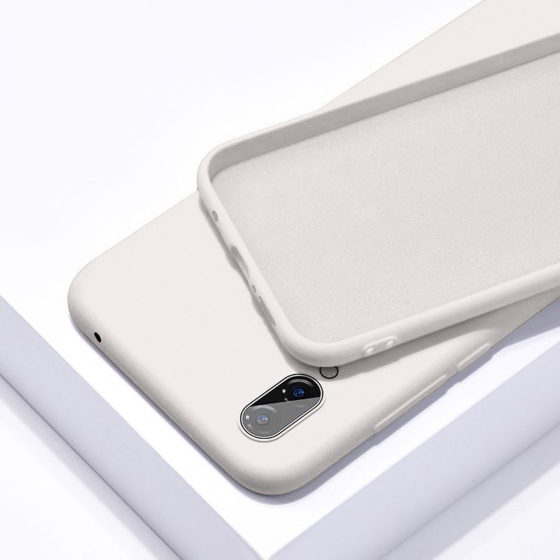 Силіконовий чохол SLIM на Xiaomi Mi A3 Creame - фото 1 - id-p1465823785