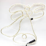 LED декорація дзвіночок, 39*33 см, білий, теплий, дюралайт, IP44 (051786), фото 2