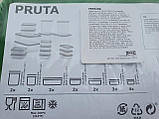 17 шт. Набор контейнеров для продуктов IKEA PRUTA прозрачный зеленый 601.496.73, фото 8