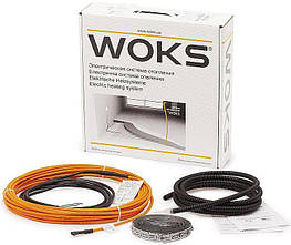 Електрична тепла підлога-кабель Woks-17 190 Вт 12,5 м (двожильний)